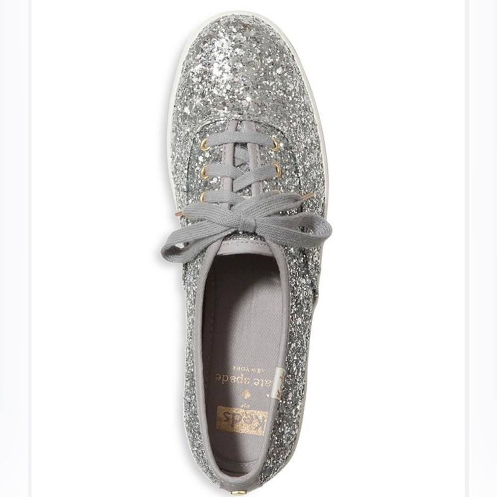 Kate Spade New York/Keds Size 11 Silver Sparkle